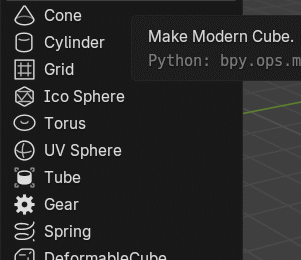 Modern Primitive Blender Add-on by Degarashi